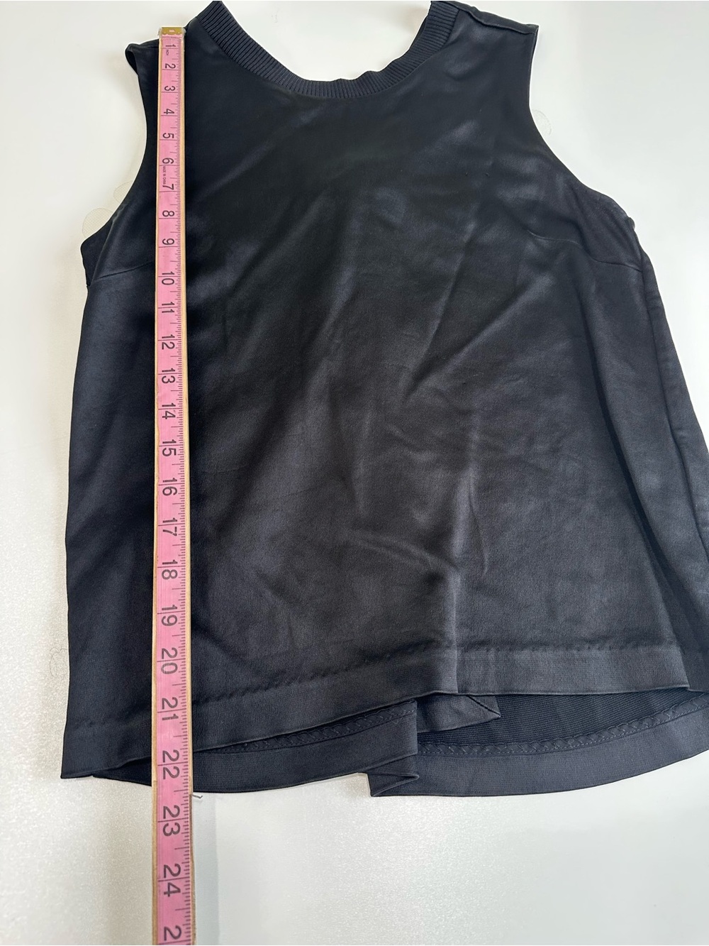 3-1 Phillip Lim black sleeveless blouse twist or knot detail at the back Sz 6 - Picture 5 of 12